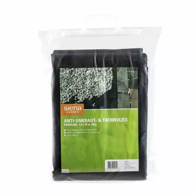 Siena Garden Anti-Unkrautvlies 1,5x10m, 100g schwarz Siena Garden Anti-Unkrautvlies 1,5x10m, 100g schwarz