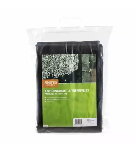 Siena Garden Anti-Unkrautvlies 1,5x10m, 100g schwarz Siena Garden Anti-Unkrautvlies 1,5x10m, 100g schwarz