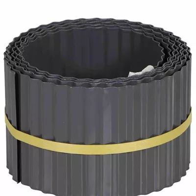 Siena Garden Rasenkante, 600x15 cm grau, Metall