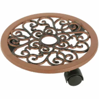 Siena Garden Pflanzenroller Guss 30 cm Gusseisen in braun  Siena Garden Pflanzenroller Guss 30 cm Gusseisen in braun