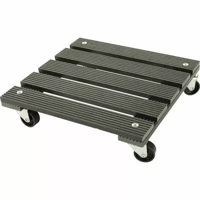 Siena Garden Pflanzenroller WPC, eckig 30x30 cm, anthrazit Siena Garden Pflanzenroller WPC, eckig 30x30 cm, anthrazit