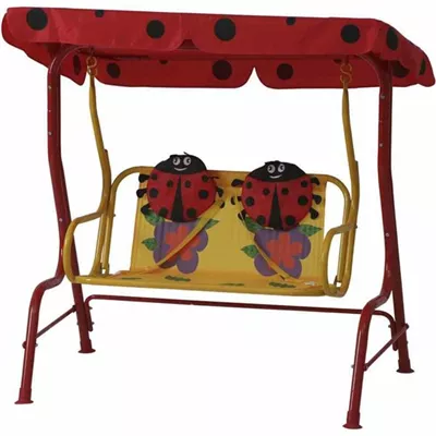 Siena Garden Kinderschaukel Marie 75x115x118 cm rot