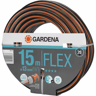 Gardena Gartenschlauch Comfort Flex 13 mm (1/2") 15 m mit PowerGrip bis 25 bar Gardena Gartenschlauch Comfort Flex 13 mm (1/2") 15 m mit PowerGrip bis 25 bar