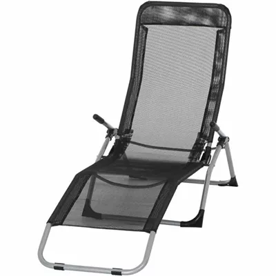 Bäderliege 138 x 96 x 58 cm, Gestell silber, Bezug schwarz Bäderliege 138 x 96 x 58 cm, Gestell silber, Bezug schwarz