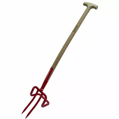 Ideal Unkrautstecher mit Stiel und 2 Bajonettzinken, 85 cm Ideal Unkrautstecher mit Stiel und 2 Bajonettzinken, 85 cm