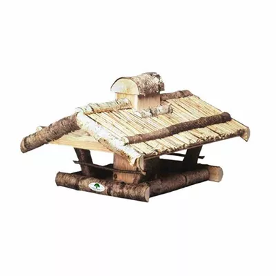 Futterhaus "Brandenburg" 58x53x32cm Birken-/Buchenholz Futterhaus "Brandenburg" 58x53x32cm Birken-/Buchenholz