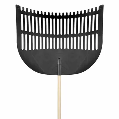 Flora Laubschaufel mit Stiel 70cm schwarz  Flora Laubschaufel mit Stiel 70cm schwarz