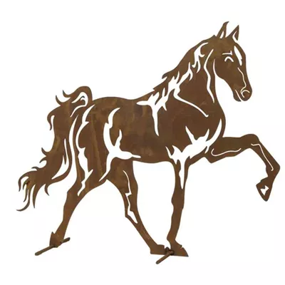 H.G-Deko Mustang 60x70cm Naturrost  H.G-Deko Mustang 60x70cm Naturrost