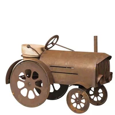 H.G-Deko Traktor, inklusive Blumentopf 60x42x30cm H.G-Deko Traktor, inklusive Blumentopf 60x42x30cm