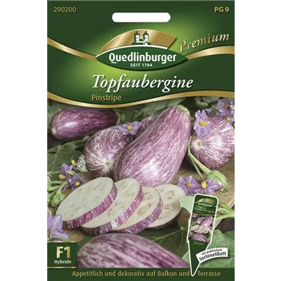 Auberginensamen 'Pinstripe F1' Auberginensamen 'Pinstripe F1'
