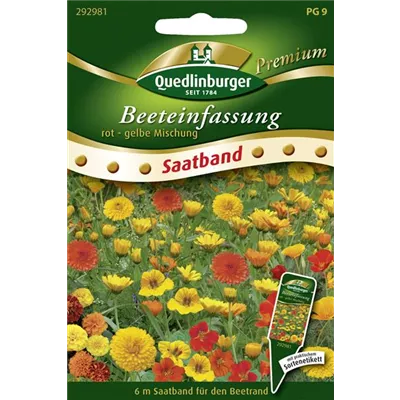 Beeteinfassung-Samen 'Rot-Gelb' Beeteinfassung-Samen 'Rot-Gelb'