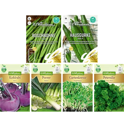 Saatgut Set 'Grüne Sorten' Saatgut Set 'Grüne Sorten'