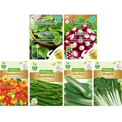 Saatgut Set 'Pflegeleichte Sorten'  Saatgut Set 'Pflegeleichte Sorten'