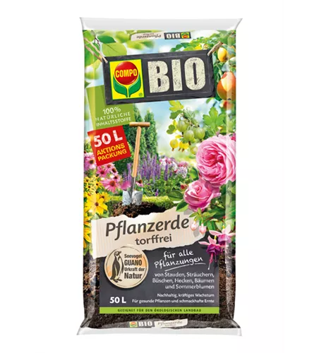 Compo BIO Pflanzerde torffrei  Compo BIO Pflanzerde torffrei