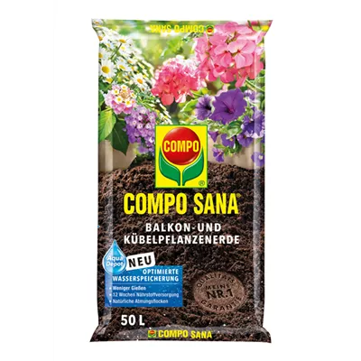 Compo Sana Balkon- u. Kübelpflanzenerde  Compo Sana Balkon- u. Kübelpflanzenerde