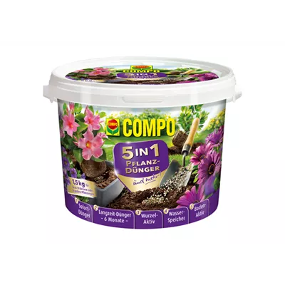 Compo 5in1 Pflanzdünger und mehr  Compo 5in1 Pflanzdünger und mehr