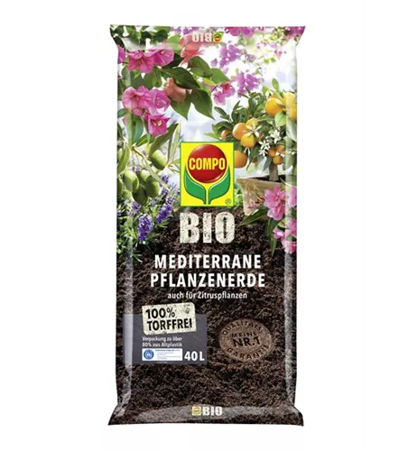 Compo BIO Mediterrane Erde torffrei  Compo BIO Mediterrane Erde torffrei