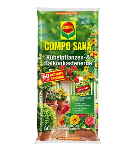 Compo Sana Kübelpflanzen- und Balkonkastenerde  Compo Sana Kübelpflanzen- und Balkonkastenerde