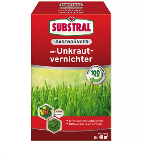 Substral Rasen-Dünger mit Unkrautvernichter Substral Rasen-Dünger mit Unkrautvernichter