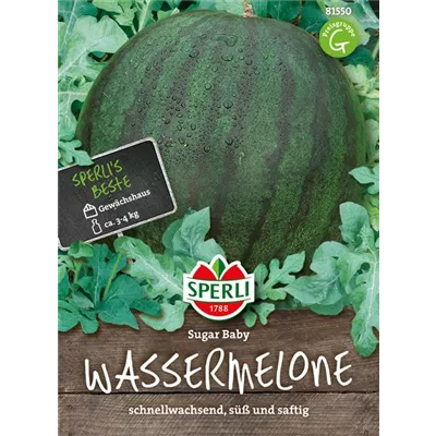Kompakte Wassermelone 'Sugar Baby' Kompakte Wassermelone 'Sugar Baby'