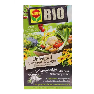 Compo BIO Universal Langzeit-Dünger mit Schafwolle  Compo BIO Universal Langzeit-Dünger mit Schafwolle